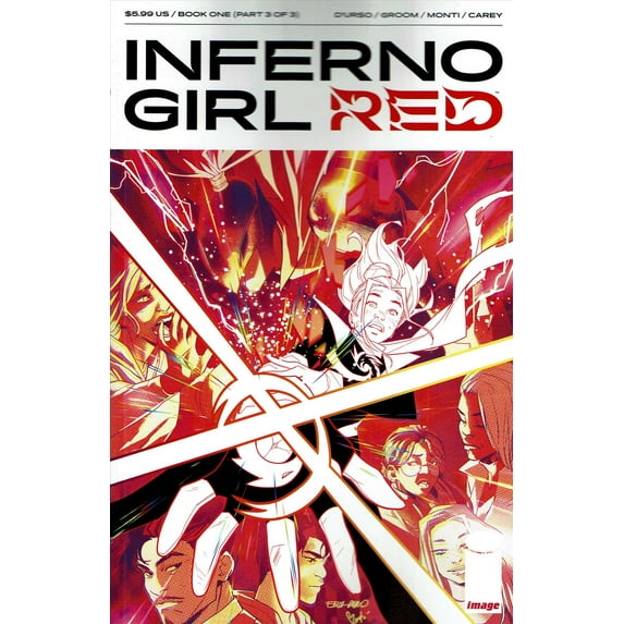 Inferno Girl Red: Book One #3A VF ; Image Comic Book