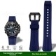 thumbnail image 3 of Correa de silicona para reloj Casio Edifice Series ECB-10YP ECB-10YPB ECB-10YP-1A ECB-950, resistente al agua, color azul marino, 20 mm, 3 of 5