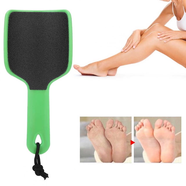 Foot Dead Skin Remover, Double-sided Foot Rasp, Foot Care Tool Practical For Dead Skin Feet Beige,Green