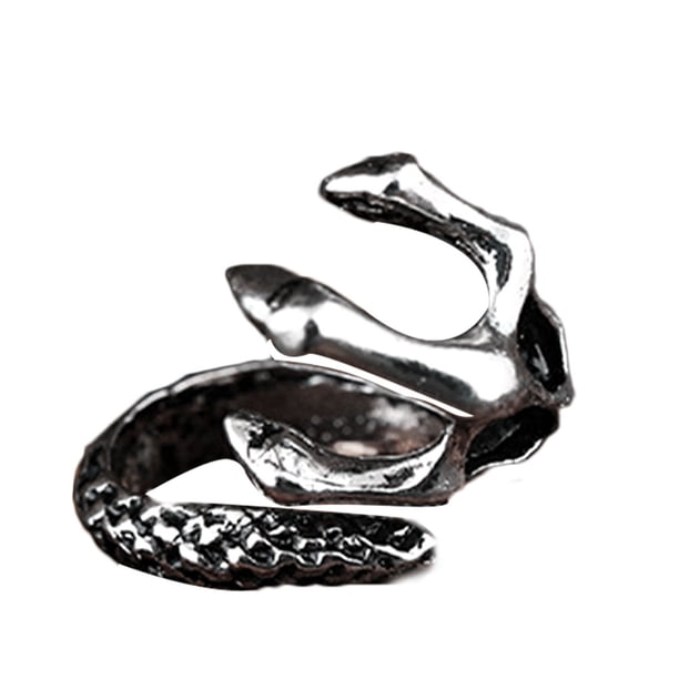 Minnieouse Anillos de cola Vintage chapados en forma de garra dominante anillo de dedo índice apertura ajustable joyería para hombres suministro Ropa, zapatos y accesorios Miscelánea