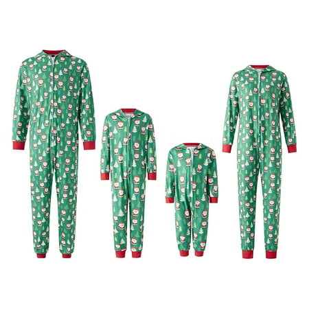 

Viworld Family Matching Christmas Pajamas Set Reindeer Onesies Hood Sleepwear for Adults Kids Infant baby