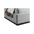 thumbnail image 5 of Meridian Furniture Flynn Grey Linen Textured Fabric Twin Bed, 5 of 8