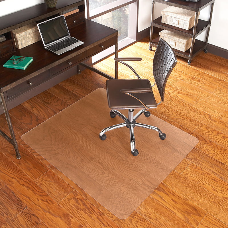 Office Chair Pvc Floor Mat, Pro Desk Office Chair Floor Mat Protector For Hardwood Floors