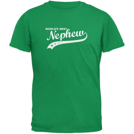 World's Best Nephew Irish Green Youth T-Shirt