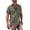 Army Green, variant on YLSDY Cotton Linen Casual Button Down Tops for Men, Summer Classic Short Sleeve Pocket Tees Hawaiian Beach Vacation Shirts Black XXL