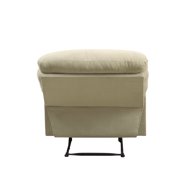Oakwood Microfiber Recliner, Beige