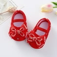 thumbnail image 6 of Infant Baby Girls Flats Non-Slip Soft Sole Cute Bowknot Shoes, 6 of 8