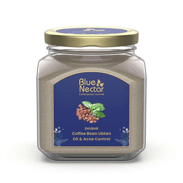 Limpiador facial con néctar azul en grano de café 100% natural 100 ml