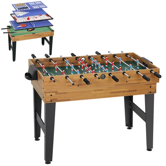 Soozier Table de Jeu Multi 13-en-1, Table de Jeu Combo 48 Po pour Enfants et Adultes
