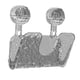 thumbnail image 4 of Organizador de tapas de ollas, soporte simple para tapas de sartenes para puerta de armario de cocina de pared Gris claro, 4 of 9