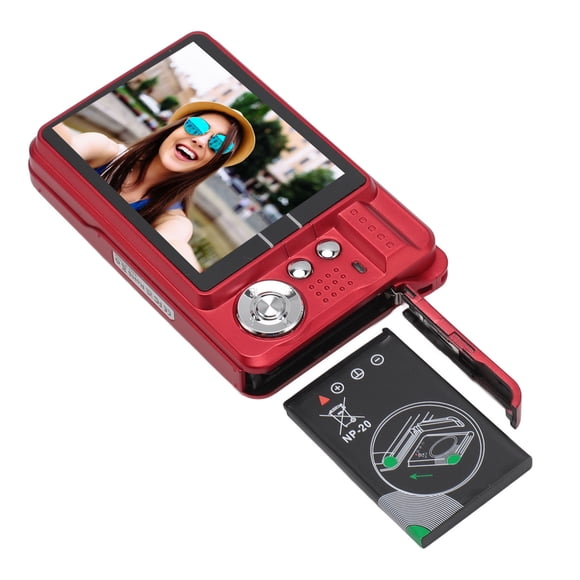 Cámara Vlogging 4K 48MP para Fotogramante, Cámara Compacta Con Zoom Digital Digital 8x de 2,7 Pulgadas, Cámara de Vídeo Pequeña Portátil, Enfoque