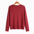 thumbnail image 4 of Sweaters for Women Long Sleeve Knit Cardigan Button Down Classic Crew Neck Sweater Tops 2026 Fashion Outfits, 4 of 5