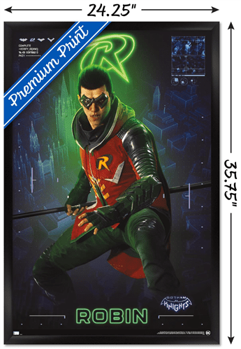 DC Comics Gotham Knights - Robin Wall Poster, 22.375" x 34" Framed