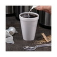 thumbnail image 5 of Foam Drink Cups, 12 Oz, White, 25/pack | Bundle of 10 Packs, 5 of 6