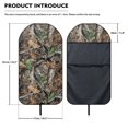 thumbnail image 7 of POLERO Woodland Camo Terry Cloth Car Seat Cover Sweating, Suitable for Seat Covers and Liner Van Truck Seat, Car Seat Towel Cover for Vans Cars, 7 of 7