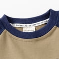 thumbnail image 5 of Hotiary Toddler Baby Boy's 2 Piece Outfits Kids Color Block Letter Patched Long Sleeve Sweatshirt and Sweatpants Set for 1-10 Years, 5 of 8