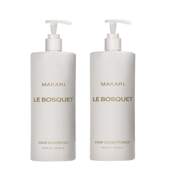 Makari Le Bosquet Shampoo and Conditioner (1 of each) 16.23oz/480 mL Pump Bottles
