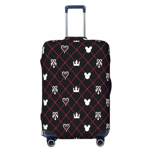 Kingdom Hearts - Dream Luggage Cover Approved Travel Suitcase Protector Elastic Washable Baggage Covers For 18-21 Inch Luggage