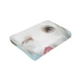 thumbnail image 6 of Kll Fleece Blanket Plush Throw Blanket Puppy Licks Nose,Soft Fuzzy Cozy Flannel Blanket For Couch Sofa Bed.(60"X50"), 6 of 9