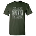 thumbnail image 2 of UGP Campus Apparel Straight Outta Philadelphia T-Shirt - Large - Forest Green, 2 of 6