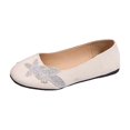 thumbnail image 1 of Casual Loafers: —Low Heeled Color Pointed Toe Slip On Casual Loafers, 1 of 6