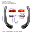 thumbnail image 2 of 22mm Brake Clutch Lever Protector Handlebar For Honda CBR 690 R1200GS ORANGE, 2 of 5