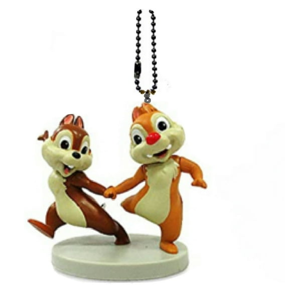 Chip & Dale 2.5" Keychain Dangler PVC Ornament Figure Figurine Charm Mickey New