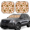 thumbnail image 1 of Wukai Burger Car Front Windshield Sun Shade,Sun Visor Shield Block Automotive Interior Protector Blocks UV Rays-Medium, 1 of 6