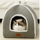 thumbnail image 5 of Cama para gatos WINDRACING, casita cueva plegable con cojines lavables, 5 of 5