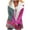 Hot Pink, variant on Women's Winter Warm Caots Fashion Zip Up Plus Size Composite Plush Button Lapels Jacket Outwear Coat