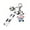 B, variant on Cute Cow Pendant Car Keychain - and Cartoon Design for Bag Decoration Ideal for Personal Accessories and