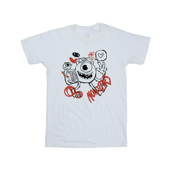 Monsters Inc T-Shirt en Coton pour Hommes Mike