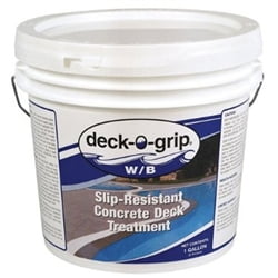 Deck-O-Grip Non-Yellowing Acrylic, Non-Slip, Water-Based Concrete Sealer 1 (Best Water Based Deck Sealant)