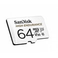 thumbnail image 1 of Tarjeta microSDXC SanDisk High Endurance 64 GB C10 U3 V30 4K UHD, 1 of 3