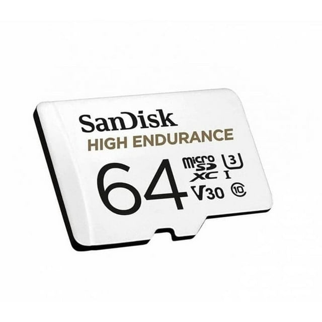 Tarjeta microSDXC SanDisk High Endurance 64 GB C10 U3 V30 4K UHD