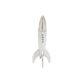 thumbnail image 2 of Signature Home Collection Rocket Figurine Decorative Accent - 12" - Silver, 2 of 2