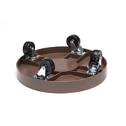 DeVault Enterprises 12 in Espresso Plant Dolly with Wheels, Heavy Duty Rolling Plant Caddy, Indoor Use, 500 lb Capacity