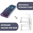 thumbnail image 4 of KAKOWELY Computer Keyboard Stand Mechanical Keyboard Display Holder Keyboard Holder Office Supply Mechanical Keyboard Holder Multi-tier Computer Keyboard Holder Acrylic Keyboard Display Stand, 4 of 5