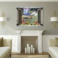 thumbnail image 3 of Trademark Fine Art Leo Kelly Window to Paradise III Canvas Wall Art - 24x32, 3 of 4