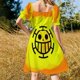 thumbnail image 3 of Trafalgar d Law bandera Vestido de manga corta vestido estilo coreano Vestidos de noche, 3 of 6