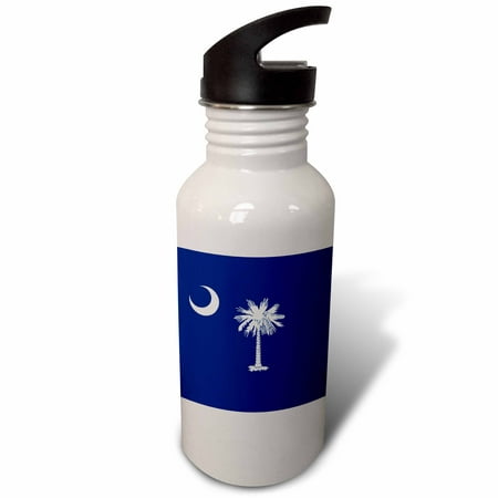 

State Flag of South Carolina (PD-US) 21 oz Sports Water Bottle wb-55323-1