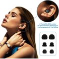 thumbnail image 2 of Bouchons d'Oreilles, Bouchons d'Oreilles Réutilisables, Travail, Protection Auditive, Bouchon d'Oreille, Niveau de Verrouillage 30 DB avec Boîtes de Rangement 2 Pcs (Noir), 2 of 8