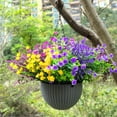 thumbnail image 5 of 20 Bundles Artificial Flowers Outdoor UV Resistant No Fade Fake Plants Faux Plastic Shrubs for Garden Patio Porch Window Box Home Wedding Farmhouse Hanging Décor, 5 of 5