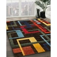 thumbnail image 2 of Ahgly Company Indoor Rectangle Abstract Red Oriental Area Rugs, 5' x 7', 2 of 6