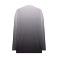 thumbnail image 4 of Long Sleeve Basic Tops for Women Loose Fitted Woman's Tops Casual Long Shirts Multicolor-2 S, 4 of 5