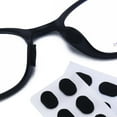 thumbnail image 3 of 24 pares de almohadillas nasales para anteojos, almohadillas nasales autoadhesivas, almohadillas nasales suaves y delgadas antideslizantes Negro 10 mm Colcomx almohadilla nasal para anteojos, 3 of 8