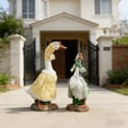 thumbnail image 4 of Porch Goose With Outfit Large 23 Inch Decorative Garden Sculpture Seasonal Holiday For Home And Yard, 4 of 5