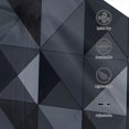thumbnail image 6 of Curved Design Along The Top Of The Baseball Cap Reinforced Adjustable Breasted Four Seasons Available Dark Gray Geometric Patterns_1 (1), 6 of 8