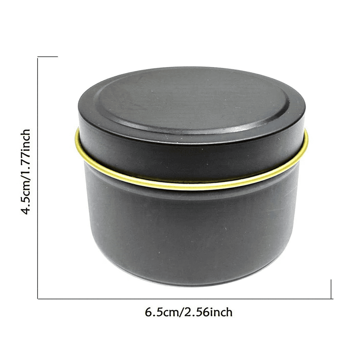 96 Pack Candle Tin Cans with Lids, 4 Oz, Metal Candle Jars for DIY Candle Making, Arts & Crafts, Favors and Gifts