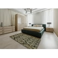 thumbnail image 4 of Ahgly Company Indoor Rectangle Abstract Dark Khaki Green Abstract Area Rugs, 5' x 8', 4 of 6